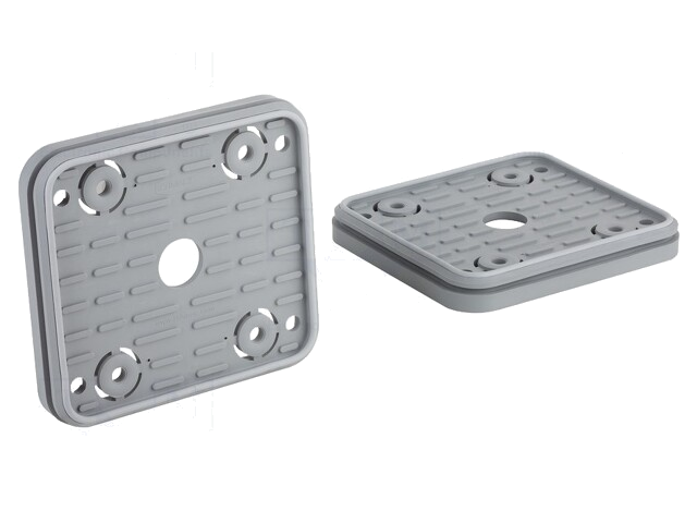 Zuigplaat voor vacu�mblok; 130x140x18,3mm Zuigplaat voor vacu�mblok; 130x140x18,3mm